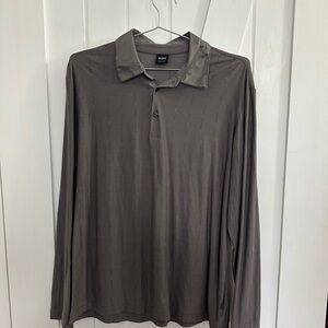 Hugo Boss Men's Dark Gray Polo Shirt - XXL